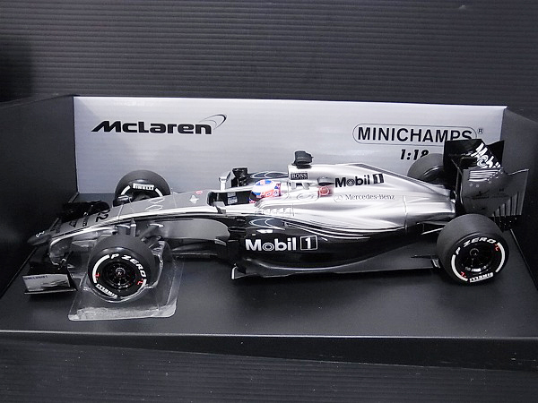 実際に弊社で買取させて頂いたMINICHAMPS McLarenMercedes MP4-29 J.Button/バトン 2014 1/18の画像 1枚目