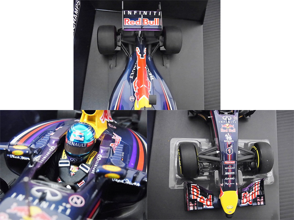 実際に弊社で買取させて頂いたMINICHAMPS INFINITI RACING RB10 S.Vettel/ベッテル 2014 1/18の画像 3枚目