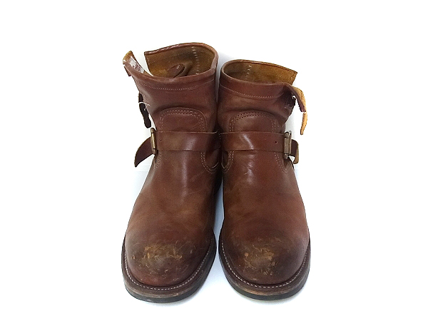 実際に弊社で買取させて頂いたCHIPPEWA/チペワ エンジニアブーツ レザー/ブラウン 8.5Eの画像 1枚目