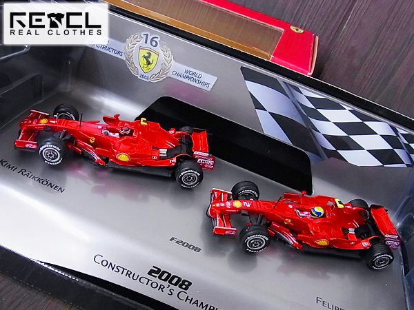 実際に弊社で買取させて頂いたHot Wheels フェラーリ 2008CONSTRUCTORS' CHAMPIONS 1/43