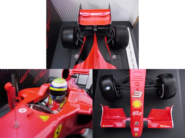 実際に弊社で買取させて頂いたHot Wheels FERRARI/フェラーリ　F60　F.Massa/マッサ 1/18の画像 3枚目