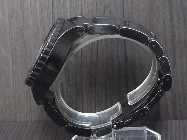 実際に弊社で買取させて頂いたNIXON/ニクソン 42-20 クロノグラフ オールブラック/A037001の画像 3枚目