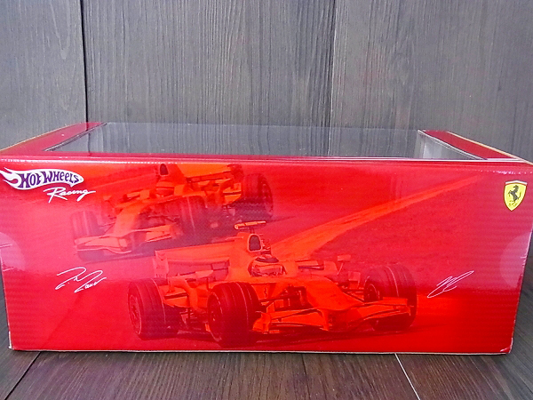 実際に弊社で買取させて頂いた[未使用]ホットウィール フェラーリ F2008 K.Raikkonen 1/18の画像 6枚目