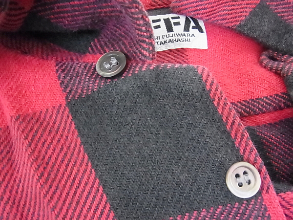 実際に弊社で買取させて頂いたAFFA/エーエフエフエー ブロックチェックシャツ 4点セットの画像 6枚目