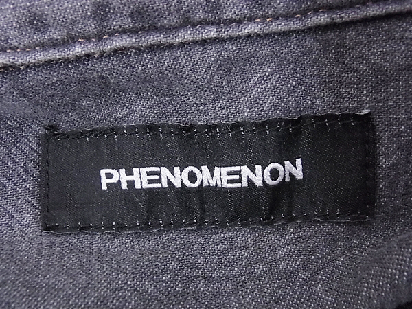 実際に弊社で買取させて頂いたPHENOMENON/フェノメノン ドッキングシャツ 長袖シャツ 11AW/XLの画像 2枚目