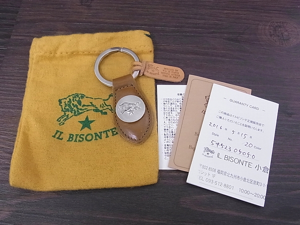 実際に弊社で買取させて頂いたIL BISONTE/イルビゾンテ コンチョ付きキーホルダー/5452305050の画像 7枚目