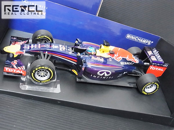 実際に弊社で買取させて頂いたMINICHAMPS INFINITI RACING RB10 S.Vettel/ベッテル 2014 1/18