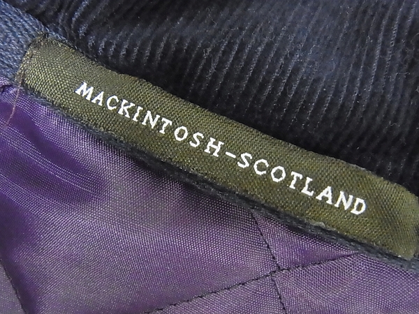 実際に弊社で買取させて頂いたMACKINTOSH/マッキントッシュ キルティングジャケット/38の画像 2枚目