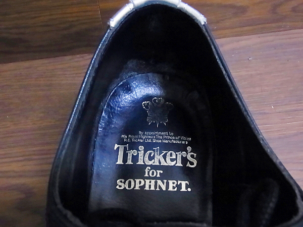 実際に弊社で買取させて頂いたTricker's for SOPHNET 14SS ウィングチップ シューズ/10の画像 5枚目