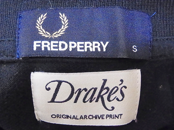 実際に弊社で買取させて頂いたFRED PERRY ドレイクスグラフィックフローラルポロシャツ Sの画像 2枚目