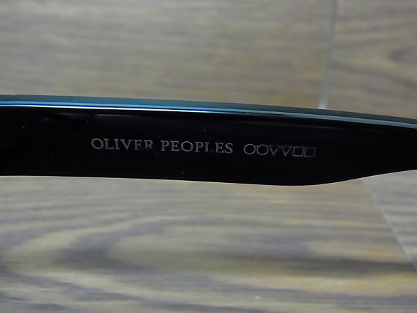 実際に弊社で買取させて頂いたOLIVER PEOPLES/オリバーピープルズ 眼鏡フレーム 限定品 EJ-VIの画像 5枚目