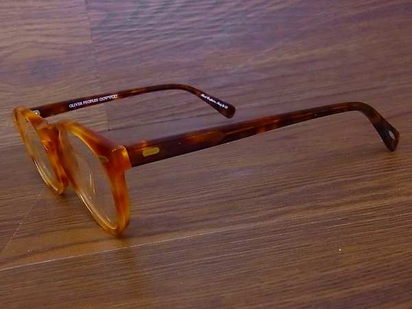 実際に弊社で買取させて頂いたOLIVER PEOPLES Gregory Peck めがね 茶×橙 OV5186-1483の画像 8枚目