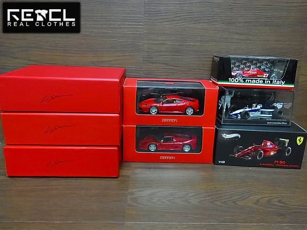 実際に弊社で買取させて頂いたHot Wheels/ホットウィール Ferrari他 F430/F50/brumm 5点↑SET