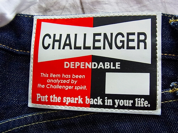 実際に弊社で買取させて頂いたCHALLENGER/NARROW DENIM PANTS/デニムパンツ CLG-PT015-003/Sの画像 2枚目