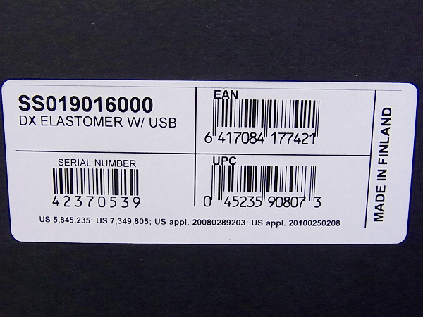 実際に弊社で買取させて頂いたスント DX BLACK ELASTOMER ダイブコンピュータ SS019016000の画像 6枚目