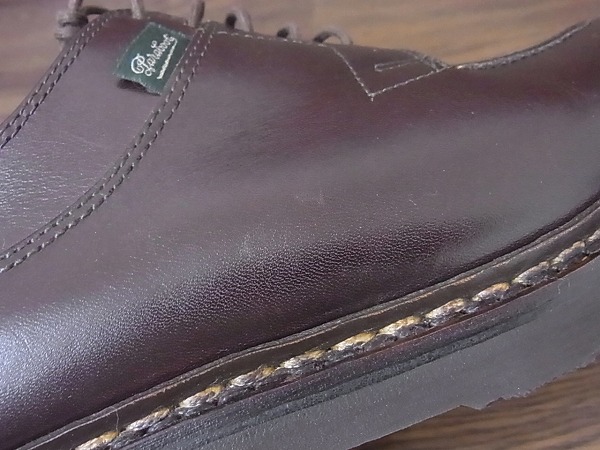 実際に弊社で買取させて頂いたParaboot/パラブーツ アヴィニョン レザーシューズ 705112/6.5の画像 8枚目