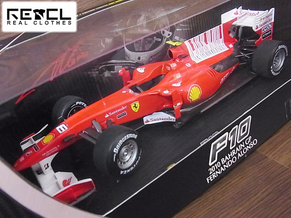 実際に弊社で買取させて頂いた未開封/Hot Wheels フェラーリF10 バーレーンGP F.ALONSO1/18