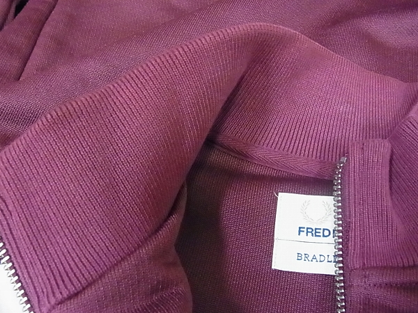 実際に弊社で買取させて頂いたFRED PERRY/フレッドペリー トラックジャケット 丸首/長袖/Sの画像 3枚目