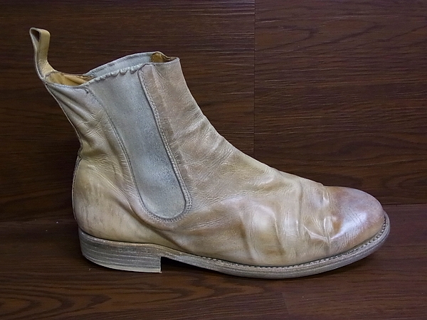 実際に弊社で買取させて頂いたGUIDI/グイディ レザー SIDE GOA BOOTS/サイ ドゴア ブーツ/41の画像 4枚目