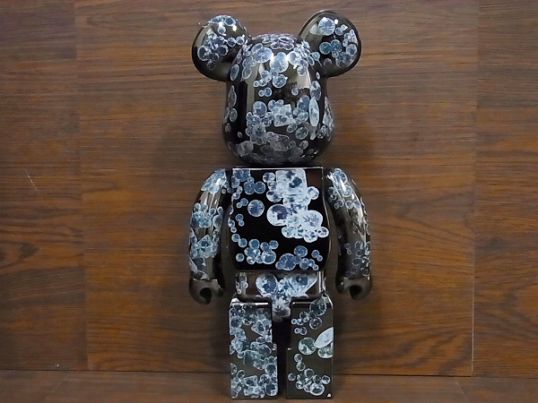 実際に弊社で買取させて頂いたBE@RBRICK/ベア＠ブリック MATT BLACK 09年 ジュエリー 400%の画像 2枚目