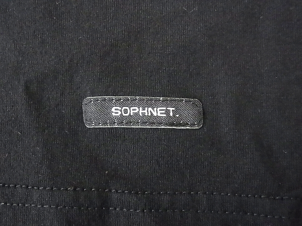 実際に弊社で買取させて頂いたSOPHNET/ソフネット 2016SS ロゴTシャツ/半袖 ブラック Lの画像 6枚目