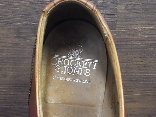 実際に弊社で買取させて頂いたCROCKETT&JONES/クロケット&ジョーンズ 革靴/レザー 5152/７Eの画像 6枚目