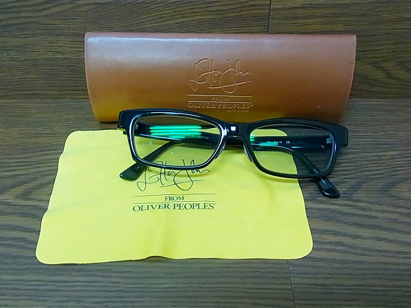 実際に弊社で買取させて頂いたOLIVER PEOPLES/オリバーピープルズ 眼鏡フレーム 限定品 EJ-VIの画像 7枚目