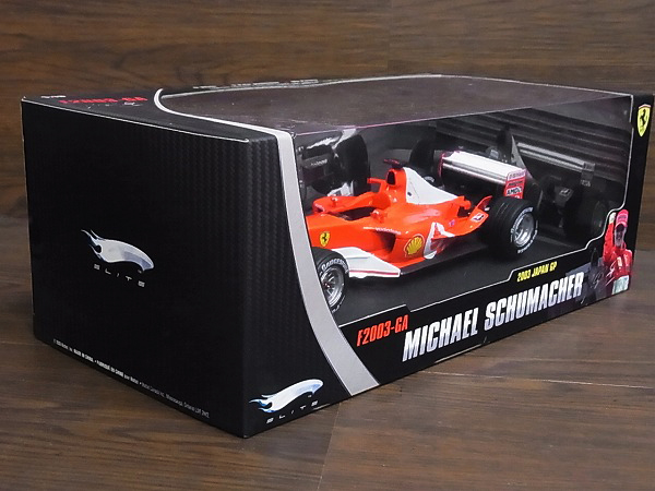 実際に弊社で買取させて頂いたホットウィール F2003-GA/JAPAN GP M.シューマッハ N2077 1/18の画像 4枚目