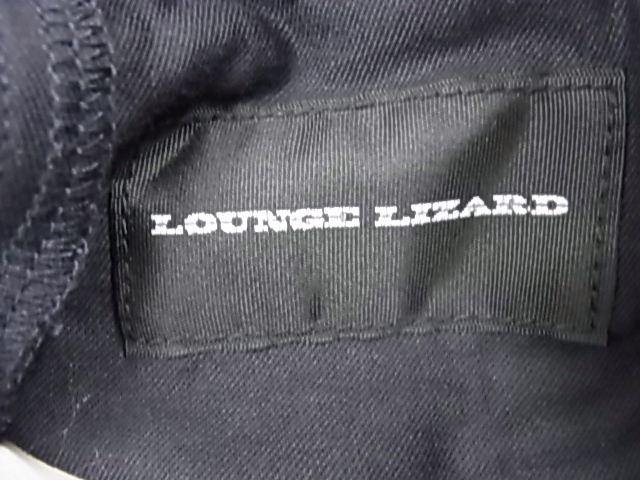 実際に弊社で買取させて頂いたLOUNGE LIZARD/ラウンジリザード スリムワークパンツ 紺/1の画像 2枚目