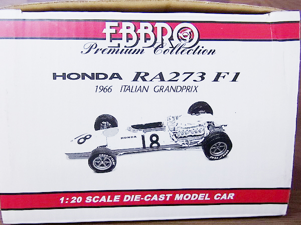実際に弊社で買取させて頂いたEBBRO/エブロ ホンダ RA273 F1 1966 イタリアグランプリ 1/20の画像 6枚目