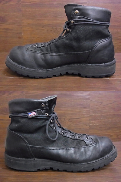 実際に弊社で買取させて頂いたDanner/ダナー ライト トレッキングブーツ 黒 31400X/US10の画像 4枚目