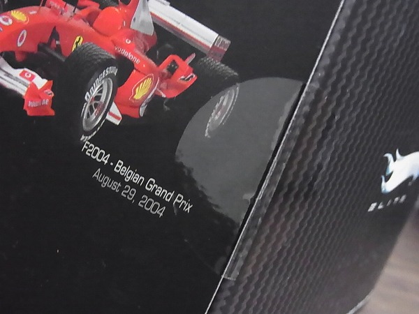 実際に弊社で買取させて頂いたホットウィール F2004 ベルギーGP/M.シューマッハ N2078 1/18の画像 6枚目