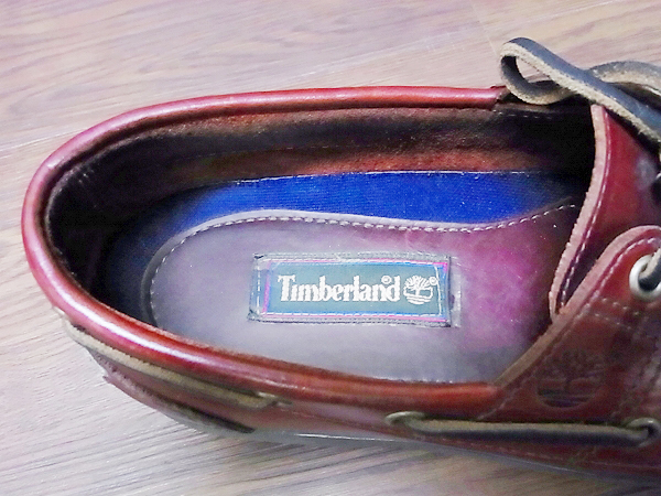 実際に弊社で買取させて頂いたTimberland/ティンバーランド モカシン デッキシューズ 茶の画像 6枚目