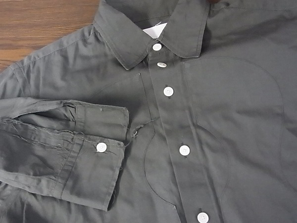 実際に弊社で買取させて頂いたソロイスト[3.2万↑]twin pick garden shirt sg.0167 カーキ/44の画像 3枚目