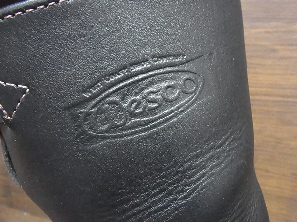 実際に弊社で買取させて頂いたWESCO/ウエスコ THE BOSS レザーエンジニアブーツ ブラック/7Eの画像 5枚目