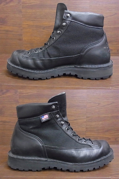 実際に弊社で買取させて頂いたDanner/ダナー ライト トレッキングブーツ 黒 31400X/US9の画像 4枚目