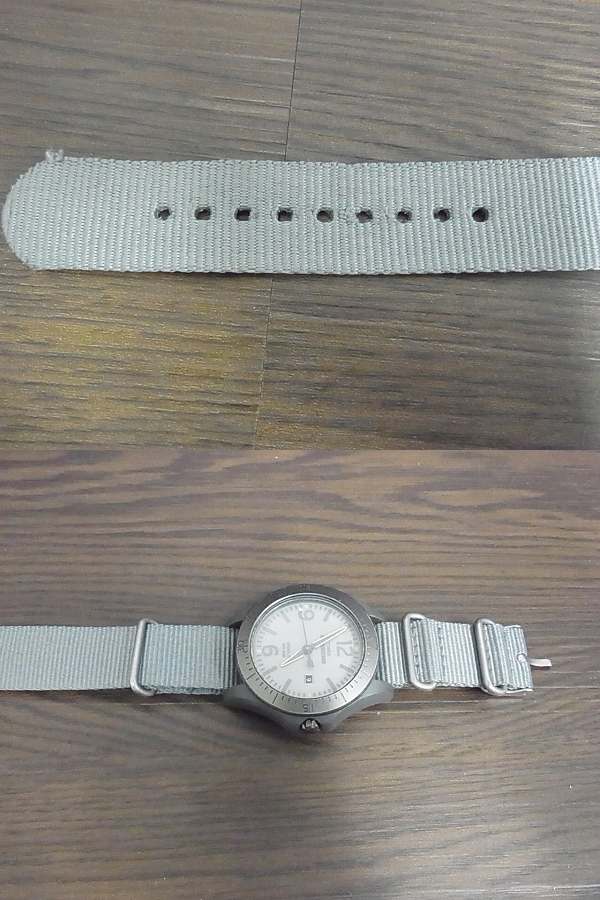 実際に弊社で買取させて頂いたtimex/タイメックス 腕時計 エクスペディション Strap Watch 灰の画像 6枚目