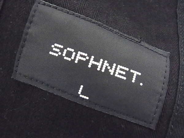 実際に弊社で買取させて頂いたSOPHNET/ソフネット ジップアップボタン コットンジャケット/Lの画像 2枚目