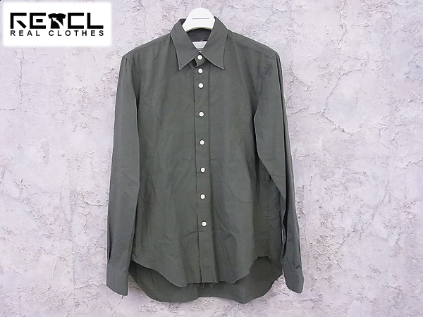 実際に弊社で買取させて頂いたソロイスト[3.2万↑]twin pick garden shirt sg.0167 カーキ/44