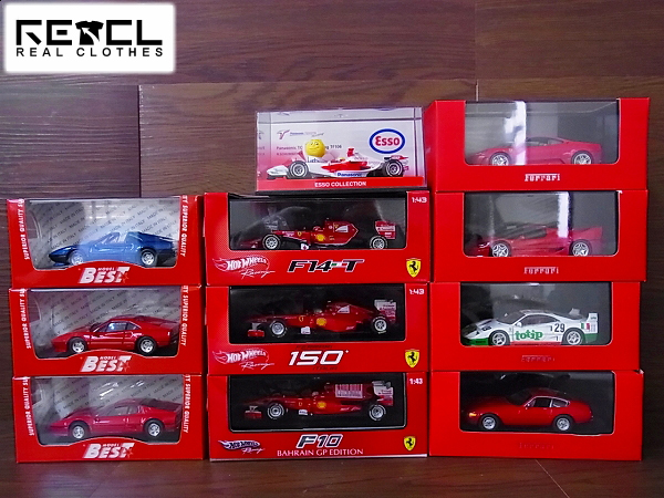 実際に弊社で買取させて頂いたHot Wheels/BEST MODEL他 フェラーリ等 K.ライコネン等 10点↑