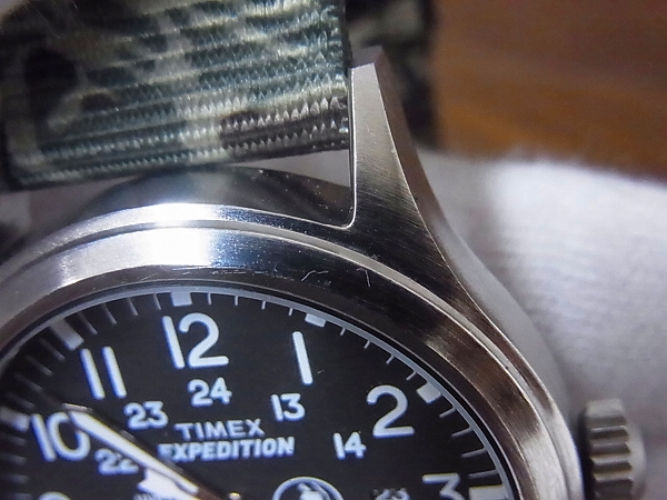 実際に弊社で買取させて頂いたTIMEX×HYSTERIC/EXPEDITION SCOUT METAL タイガーカモ 0262QG01の画像 6枚目