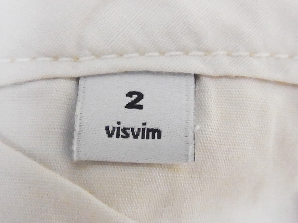 実際に弊社で買取させて頂いたVISVIM/ビズビム 13SS カットオフチノショートパンツ 黄 2の画像 3枚目