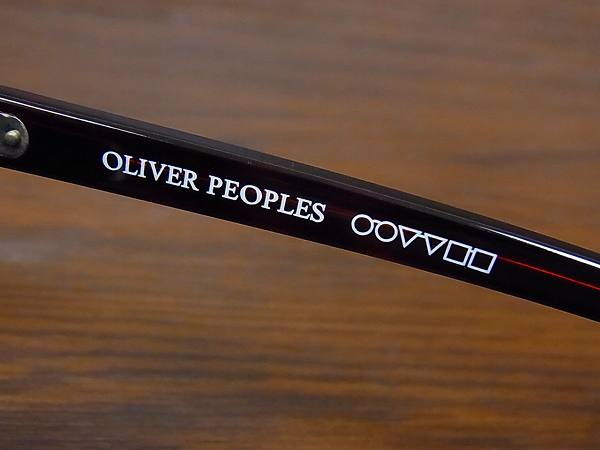 実際に弊社で買取させて頂いたOLIVER PEOPLES Gregory Peck デミ柄サングラス 茶 OV5186-1004の画像 5枚目