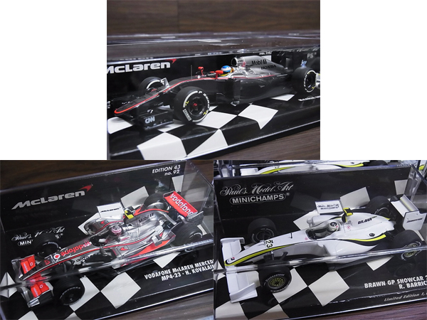 実際に弊社で買取させて頂いたミニチャンプス Paul's モデル BMV/McLaren他 ミニカー 12点SETの画像 1枚目