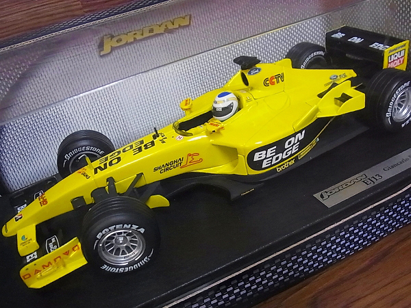 実際に弊社で買取させて頂いたHOT WHEELS B1649 F1 JORDAN EJ13 GIANCARLO FISICHELLA 1/18の画像 3枚目