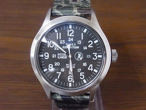 実際に弊社で買取させて頂いたTIMEX×HYSTERIC/EXPEDITION SCOUT METAL タイガーカモ 0262QG01の画像 1枚目