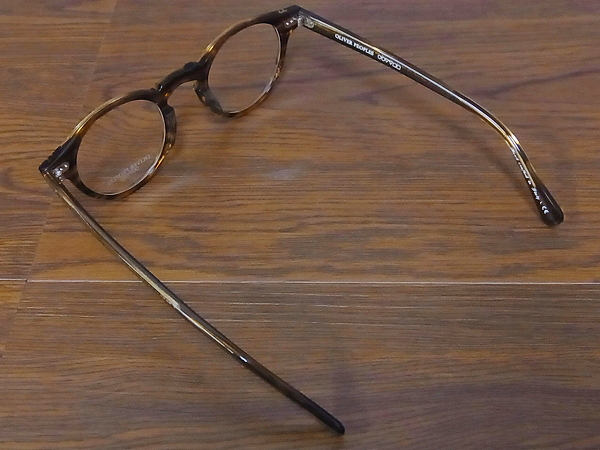 実際に弊社で買取させて頂いたOLIVER PEOPLES Gregory Peck デミ柄 伊達メガネ OV5186-1003の画像 2枚目