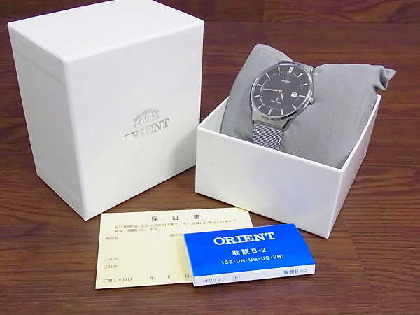 実際に弊社で買取させて頂いたORIENT/オリエント 腕時計 クオーツ メタルベルト SGW03004B0の画像 7枚目