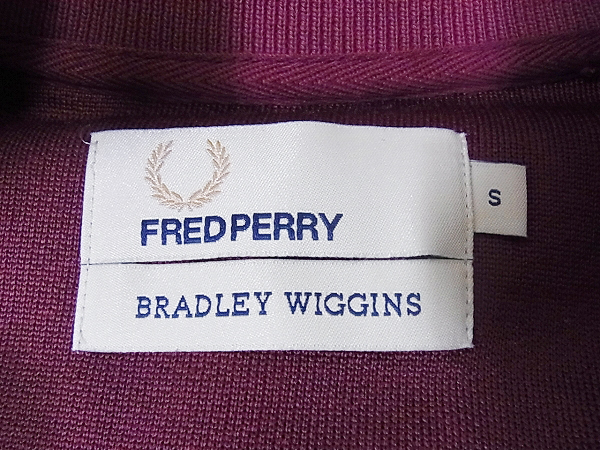 実際に弊社で買取させて頂いたFRED PERRY/フレッドペリー トラックジャケット 丸首/長袖/Sの画像 2枚目