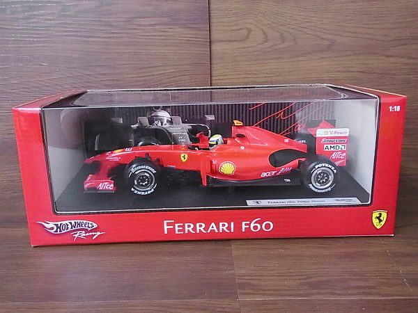 実際に弊社で買取させて頂いた[未開封]Hot Wheels フェラーリ F60 F.Massa/マッサ 1/18の画像 1枚目